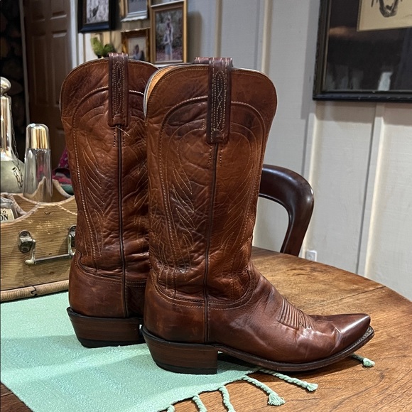 Lucchese 1883 Ranch Hand Leather Boots N1596-54 - Picture 3 of 8